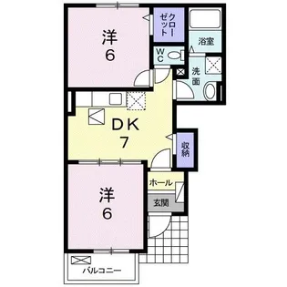 アニューJ II【1階】の間取り