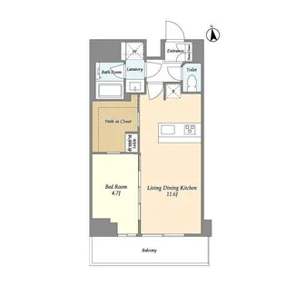 プライマル日本橋馬喰町【10階】の間取り