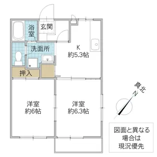 サウザンコート【2階】の間取り