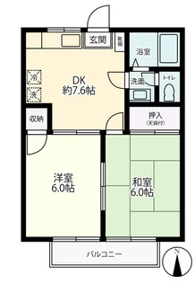 TRKハイム栗橋【2階】の間取り