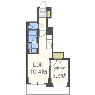 ファンタジーアヴェニュー広和NO,17【7階】の間取り