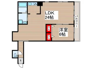 カーサ・デ・モンテベロ【2階】の間取り