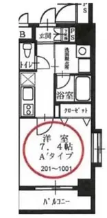 メインステージ西葛西II【5階】の間取り