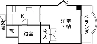 PLAZA寺町I番館【3階】の間取り