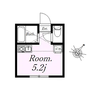 ユナイト星川アーセナル【1階】の間取り