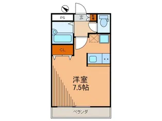 ルポゼ調布【3階】の間取り