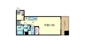 グラマシー京都【2階】の間取り