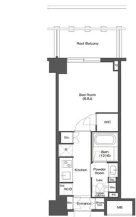 BPRレジデンス本八幡【2階】の間取り