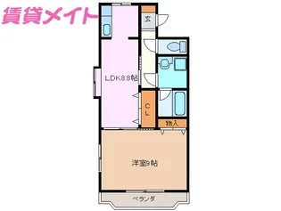 PALETTE.12【1階】の間取り