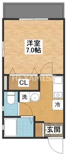 ルフラン【1階】の間取り