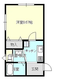 コーポHIRO【1階】の間取り