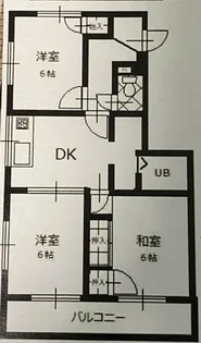 クレセントヤシロ【3階】の間取り