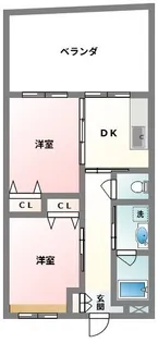 CAFUNA(カフナ)【1階】の間取り