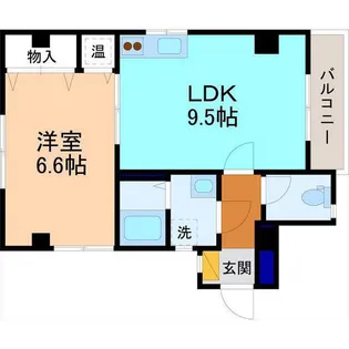 タイニーシーガル【3階】の間取り