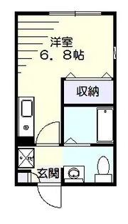 ハーミットクラブハウス山手鷺山【2階】の間取り
