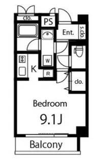 ガーデン杉並方南【2階】の間取り