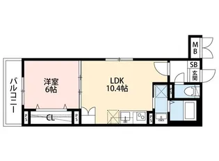 Ange Fleur【4階】の間取り