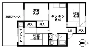 セジュール181【1階】の間取り
