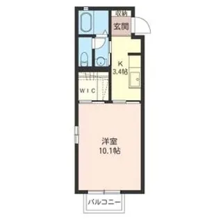 ラフィーネA【2階】の間取り