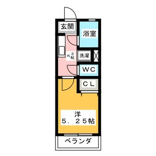 グレース川澄【3階】の間取り