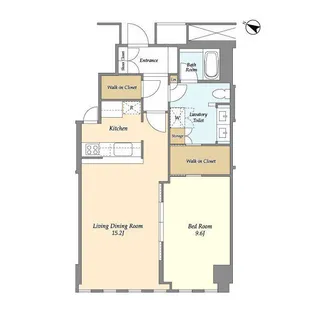 プルデンシャルタワーレジデンス【31階】の間取り