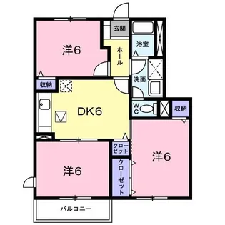 メゾンHKII【1階】の間取り