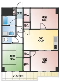 ファミールYK【5階】の間取り