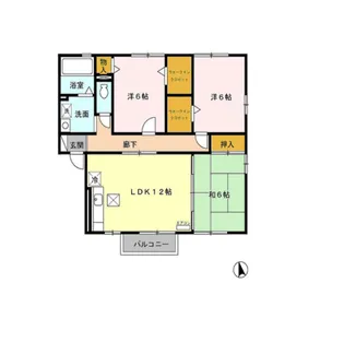 アスピラシオン A【2階】の間取り
