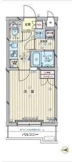 ルーブル武蔵中原弐番館【4階】の間取り