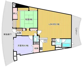 ザ グラン伊豆高原【3階】の間取り