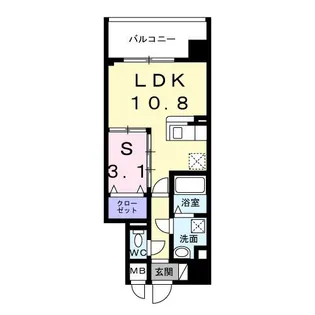 サニーレジデンス吉野II【7階】の間取り