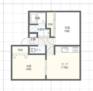 サンガーデン小川D【2階】の間取り