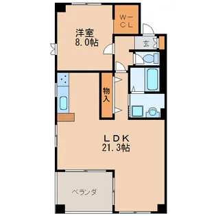 アークプラッツ【9階】の間取り