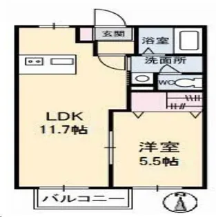 メゾンTS-1【2階】の間取り
