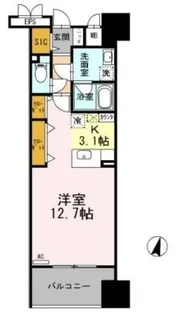 ロイヤルパークスシーサー南千住【2階】の間取り