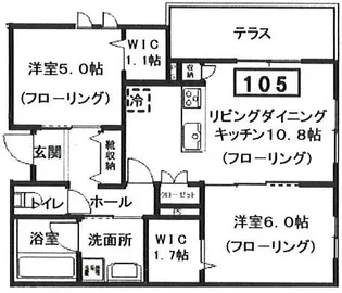 仮)へーベルメゾン宮前2丁目【1階】の間取り