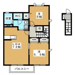 センチュリー1【2階】の間取り