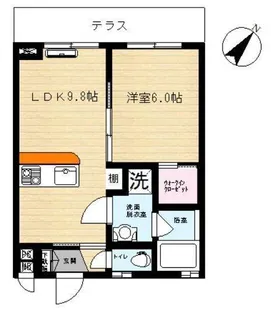 Soleil(ソレイユ)【1階】の間取り