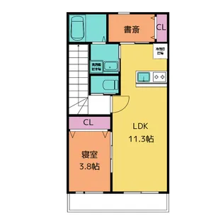 グランドゥール有松【2階】の間取り