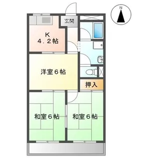 シャラハウス【1階】の間取り