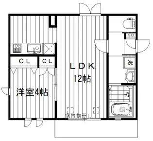エクスガーデンHS【1階】の間取り