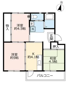 UR豊明【1階】の間取り