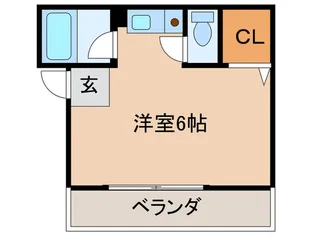 ハイツ大江【1階】の間取り