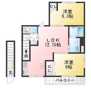シエル西荻北の間取り