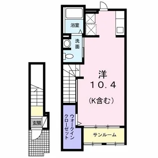ブリーズ【2階】の間取り