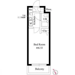 パークテラス八王子【1階】の間取り