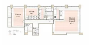 AURA表参道【3階】の間取り