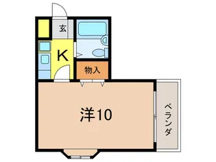 ギャラリティ白晃【4階】の間取り