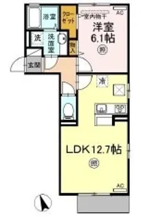 クローバーM C【1階】の間取り