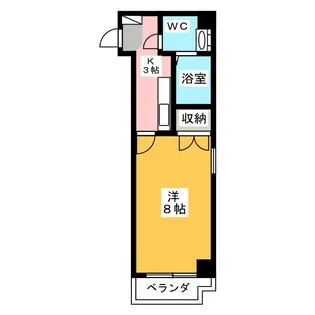 カーサ・ミラ北寺島【10階】の間取り